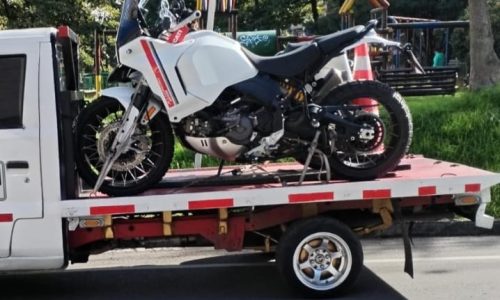 transporte de grúa para motos